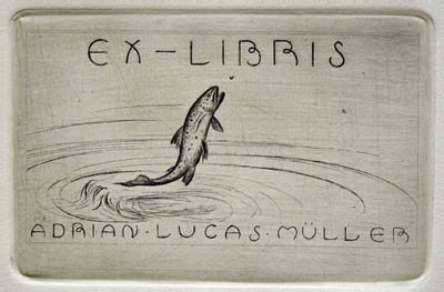 Richard Müller
(1874-1954),Ex-libris für den Sohn des Künstlers,bookplate for the artists son Adrian
Lucas